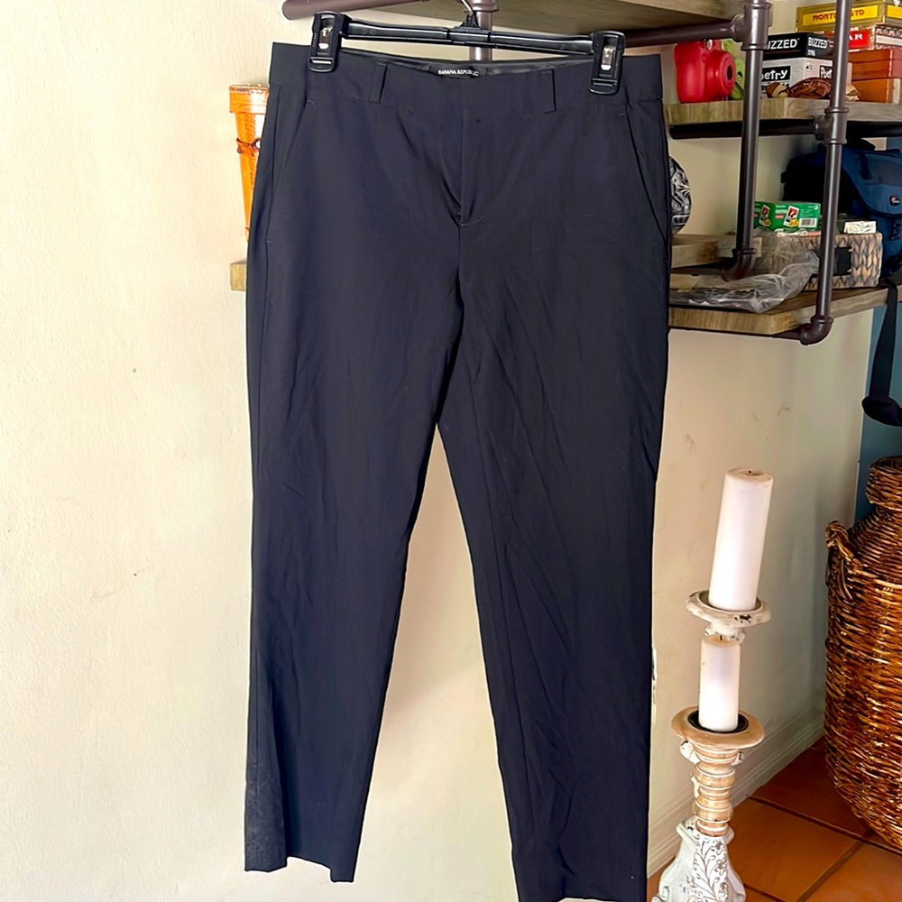 Banana Republic Black Avery Trouser